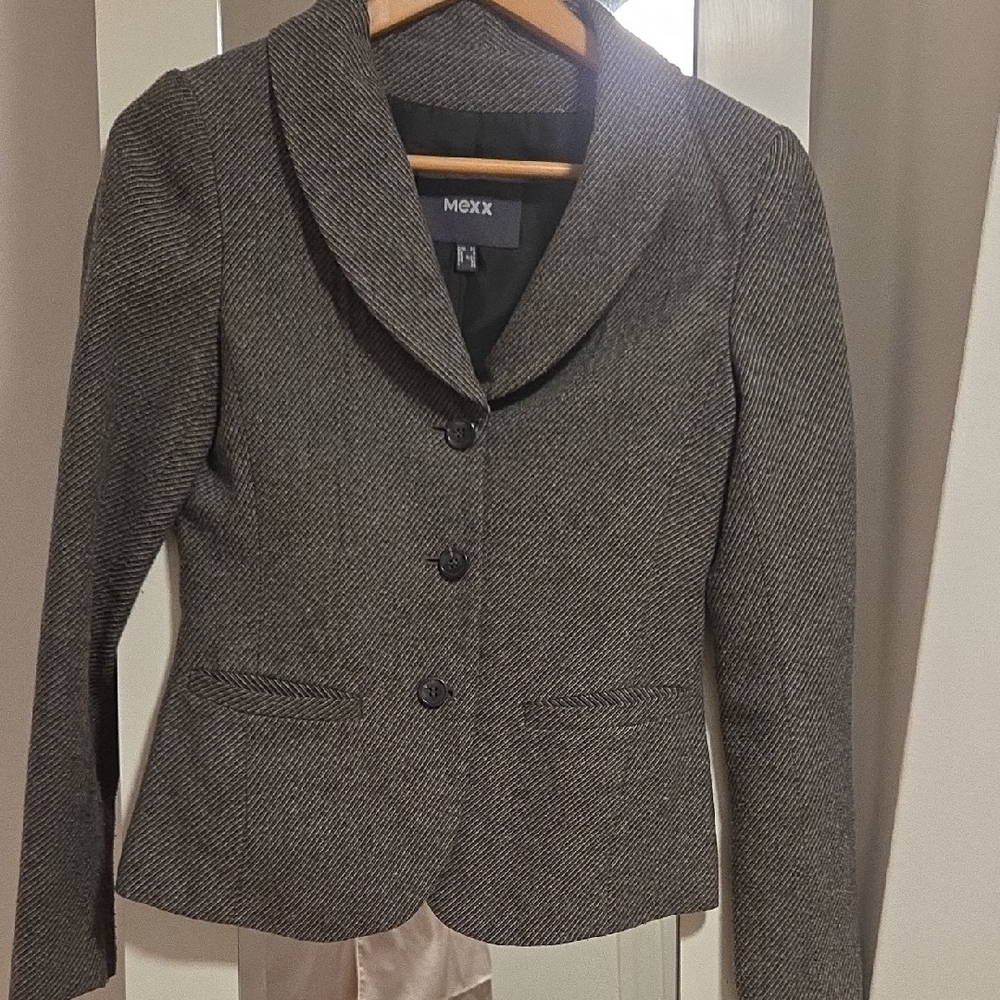 Mexx Women's Gray Blazer Jacket